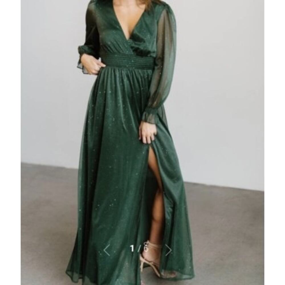 Baltic Born Size Large Emerald Green Sparkle Green NWT